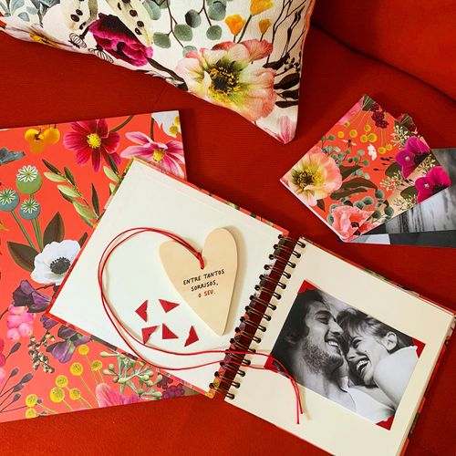 Caderno De Anotações A6 JARDIM SECRETO CORAL