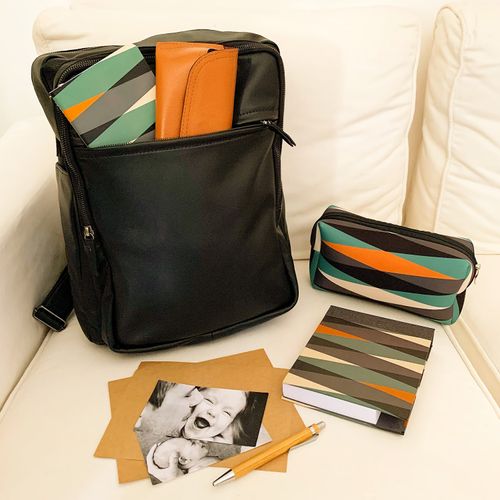 Mochila de Couro Masculina PRETO