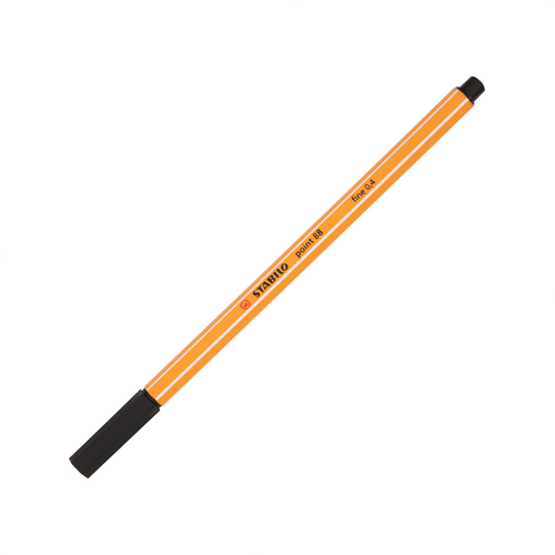 Caneta Stabilo Point 88 PRETO