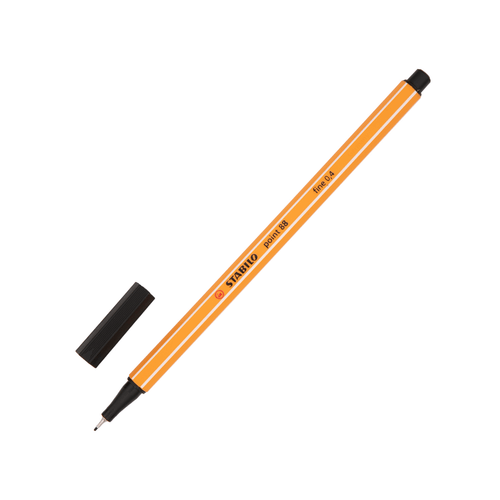 Caneta Stabilo Point 88 PRETO