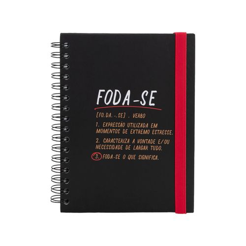 Caderno A5 90 Folhas Frases FODA-SE