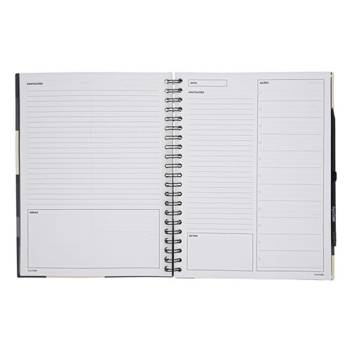 Caderno de Planejamento A4 BLOCO GRAFICO PB