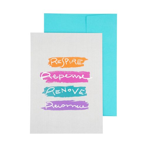 Cartão Respire, Repense... UNICA