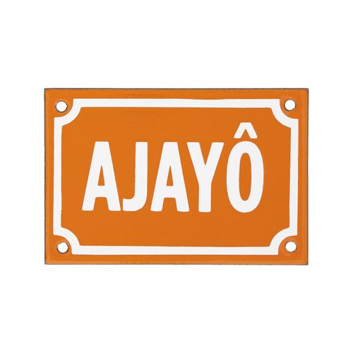 Plaquinha De Metal
AJAYO