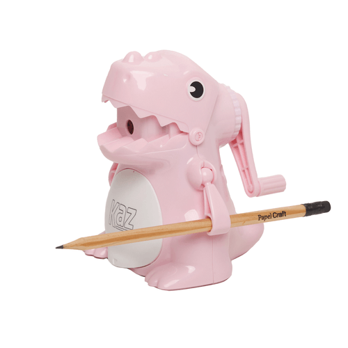 Apontador Manual Dinossauro ROSA