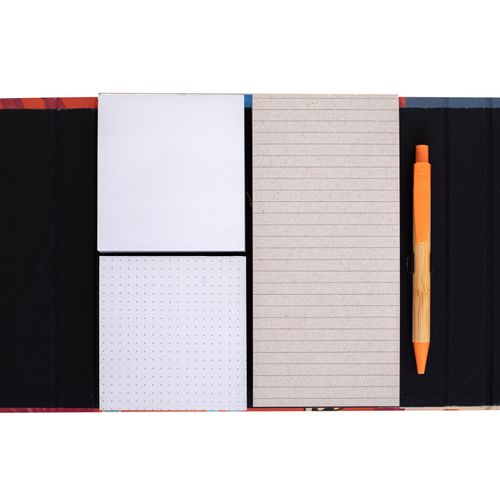 Bloco Ímã C/ Aba Envelope 
FLORAL 70 LARANJA