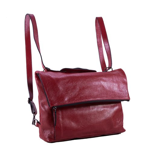 MOCHILA DE COURO PROVENCE PIMENTA