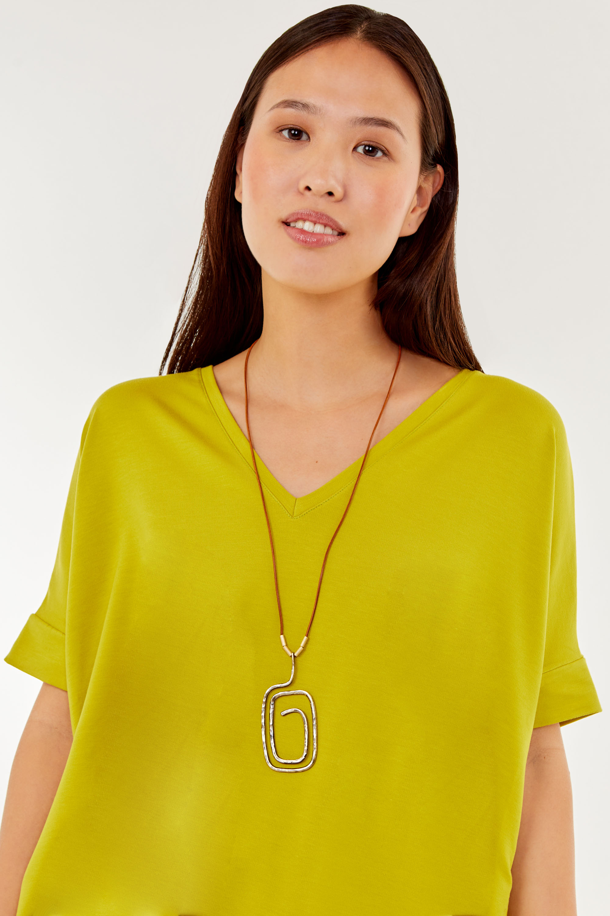 Colar Espiral Retângulo PRATA ESCURA - Papel Craft