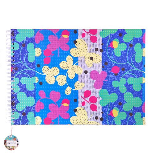 Bloco Garra A3 Miolo Estampado FLORBOLETA