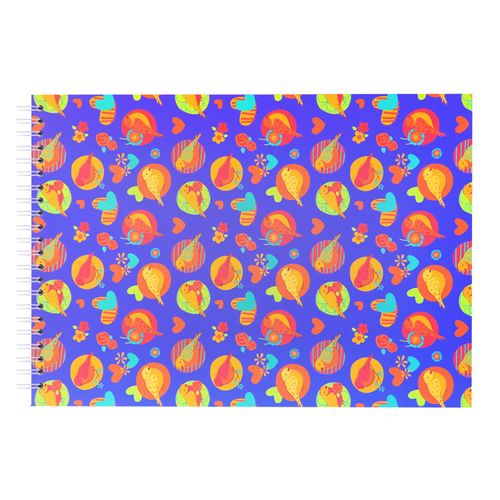 Bloco Garra A3 Miolo Estampado RAPOSA COLOR