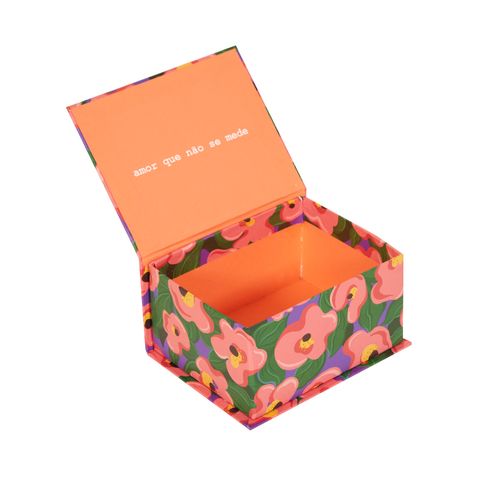 Caixa Com Tampa Floral Orgânico 
UNICA