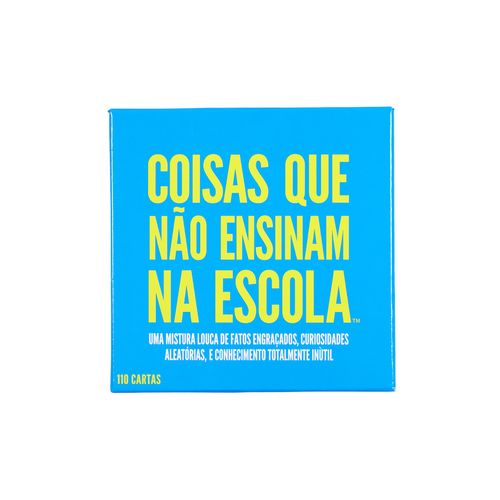 Jogo Coisas Que Não Ensinam Na Escola