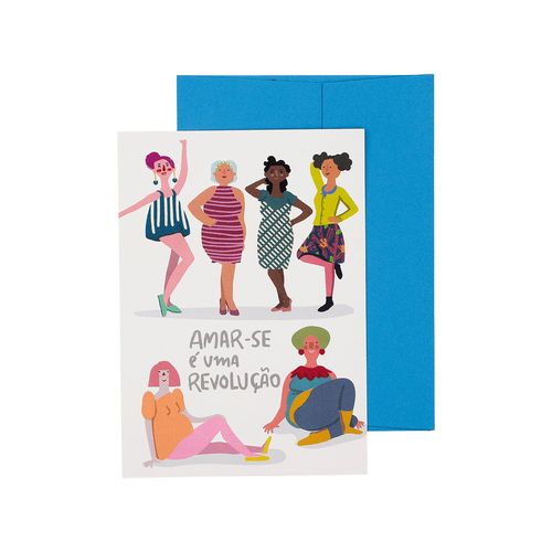 CARTÃO POSTAL MULHERES REVOLUÇÃO