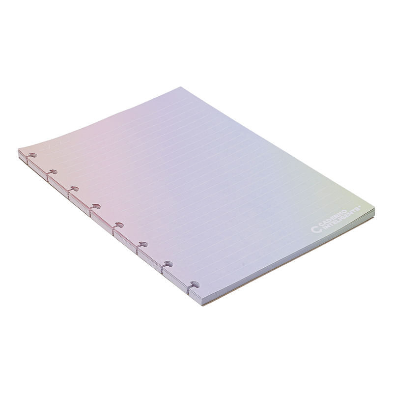 Refil Caderno Inteligente Rainbow A5 Unica Papel Craft 8690