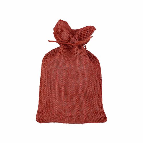 SACO JUTA 20X30 + SEDA VERMELHO