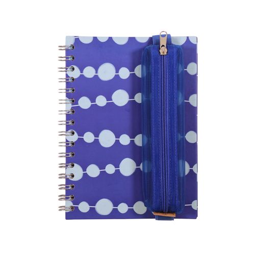 Caderno A5 90 Folhas com Estojo 
BOLOTA AZUL