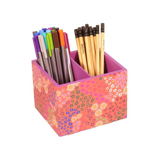 Porta-Lápis Caixa FLORAL LIBERTY POP