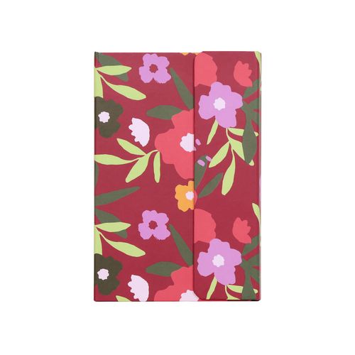 Caderno Costurado C/ Aba A5 Estampa 
FLORAL UVA