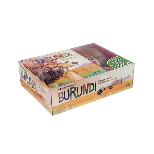 Livro Burundi De Reis, Leões E Cabeleireiros C/ Pelúcia UNICA - imagem 3