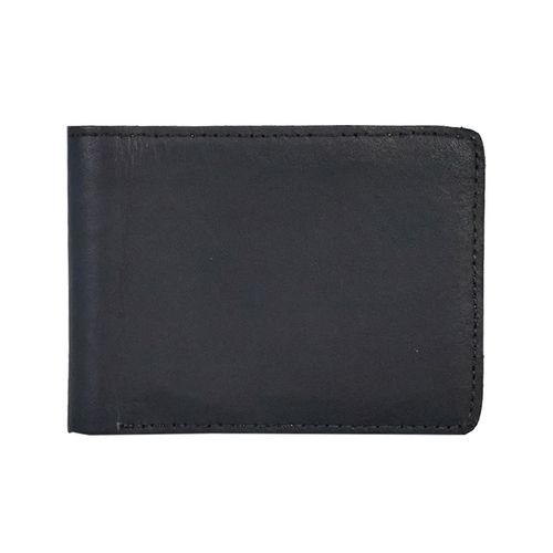 Carteira Masculina Couro Bicolor PRETO/CINZA