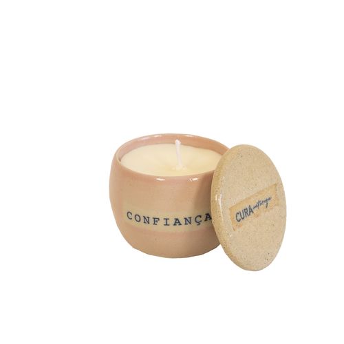 Vela Natureza Cura Cera Coco CONFIANCA