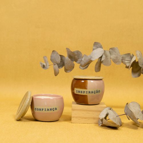 Vela Natureza Cura Cera Coco CONFIANCA