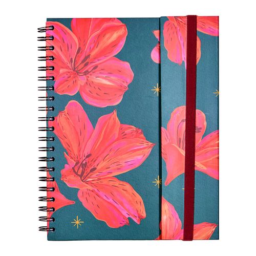 Caderno A4 C/ Aba 90 Folhas 
FLORAL BLOSSOM