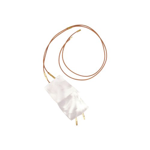 Colar Quadrado 2 Placas Prata Fosca PRATA
