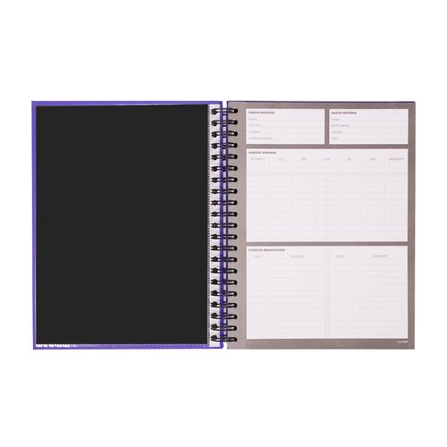 CADERNO A4 LISO 180 FOLHAS AZUL BIC