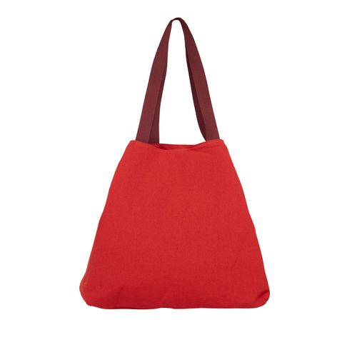 Bolsa em Lona Forro Viscose Estampado VERMELHO
