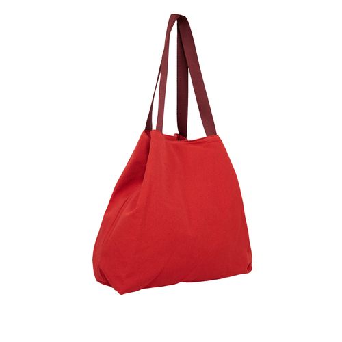 Bolsa em Lona Forro Viscose Estampado VERMELHO