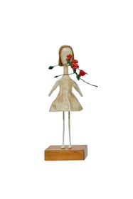 Escultura Menina Falando de Amor UNICA - imagem 3