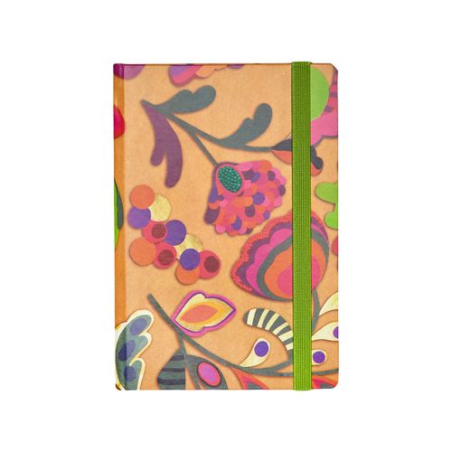 Agenda Planner Costurado 2025 FLORAL COLAGEM BEBEL