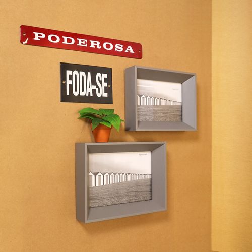 Placa Metal Frase
PODEROSA