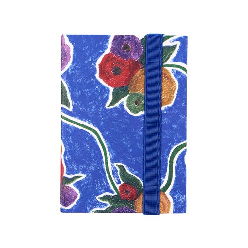 Agenda Mini Semanal Estampas 2025 FLORAL GIZ AZUL