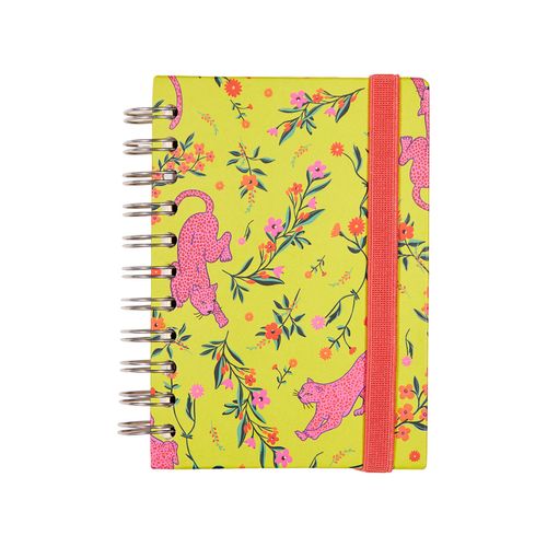 Agenda Diária Garra Petit 2 Estampas 2025 LIBERTY ONÇA LIMÃO