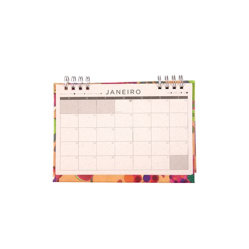 Calendário de Mesa G Floral Colagem Bebel 2025 UNICA