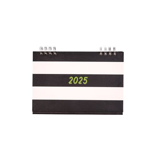 Calendário de Mesa G Listrado P/B GG 2025UNICA