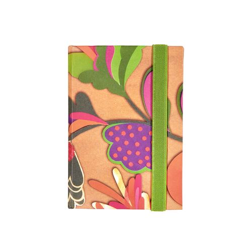 Agenda Mini Semanal Estampas 2025 FLORAL COLAGEM BEBEL