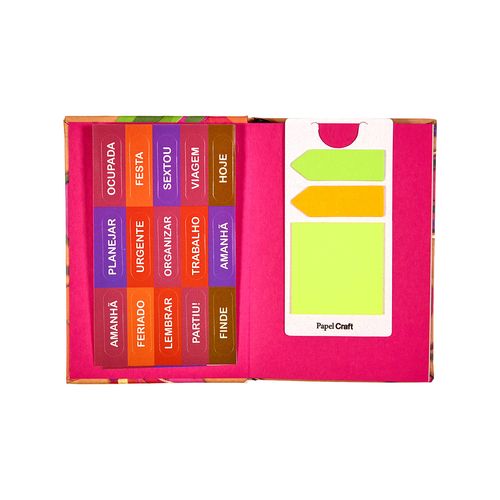 Agenda Mini Semanal Estampas 2025 FLORAL COLAGEM BEBEL