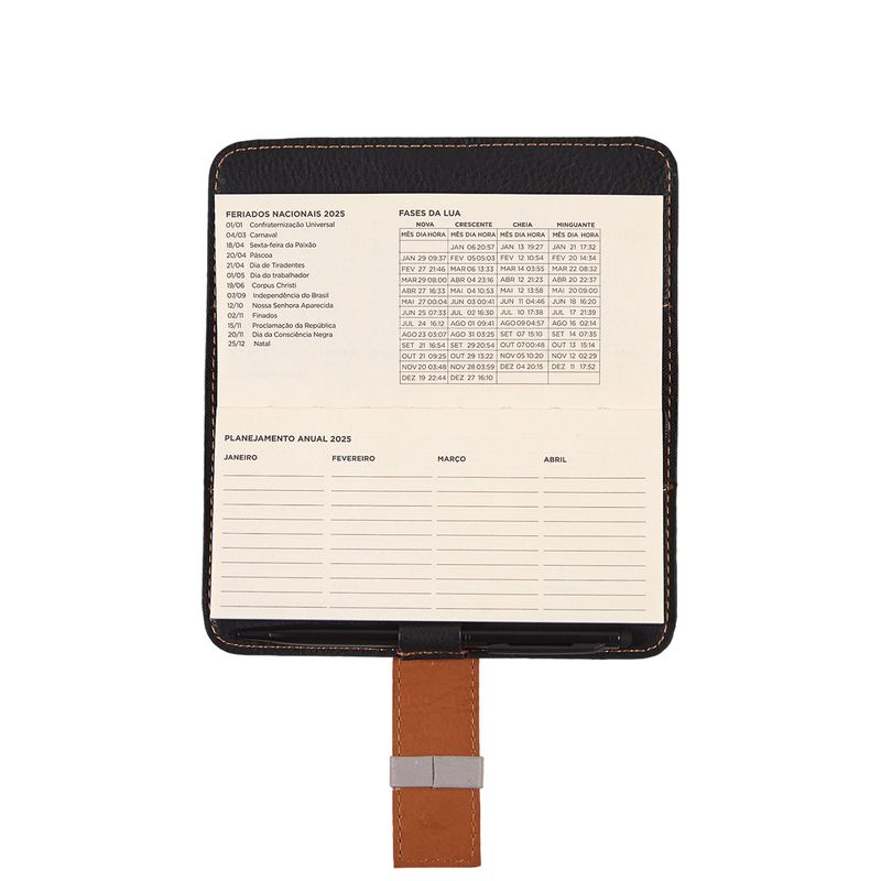 AGENDA_COURO_LINGUETA_PESPONTO_BOLSO_2025_PRETA_CARAMELO_AG1797_PAPEL_CRAFT_5