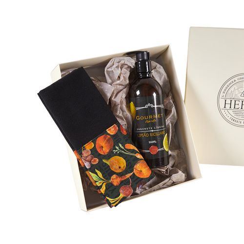 Kit Sabonete Líquido + Toalhinha LIMÃO SICILIANO