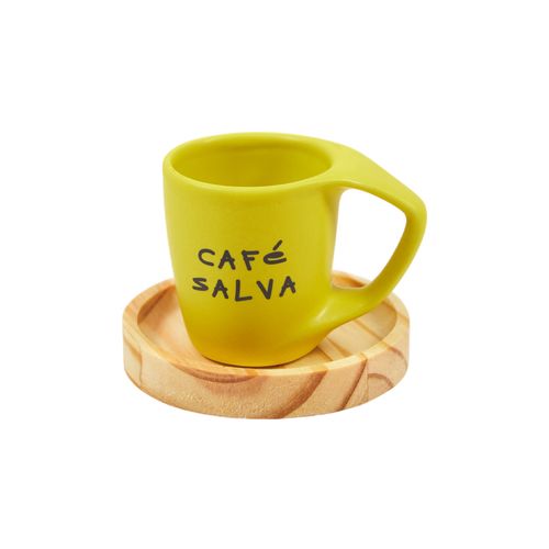 Xícara Expresso com Pires CAFE SALVA