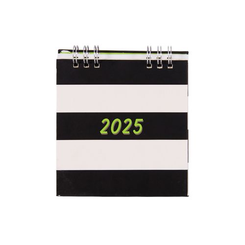 Calendário de Mesa P Listras P/B GG 2025 ÚNICA