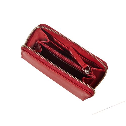 Carteira de Couro Case com Zíper e Forro Estampado
VERMELHO/VINHO