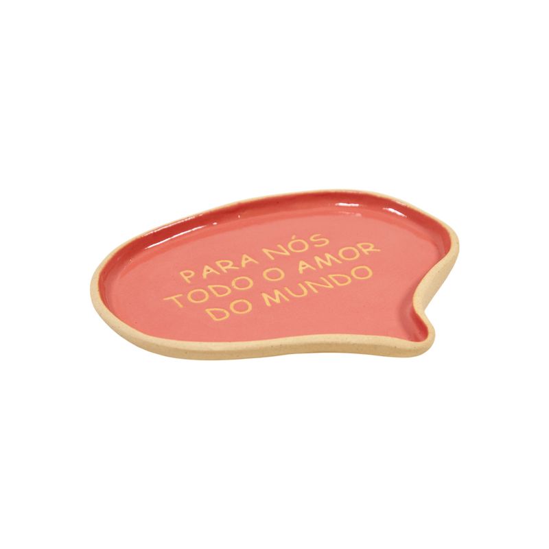 PRATO_DECORATIVO_CERAMICA_FRASES_PARA_NOS_TODO_AMOR_DO_MUNDO_HO10084_PAPEL_CRAFT_3