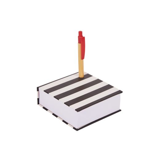 Bloco 12X12 Estampado + Sticker LISTRAS P/B PP