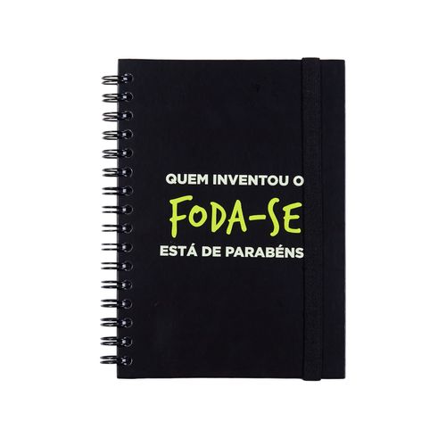 Caderno A5 90 Folhas Frases FODA-SE