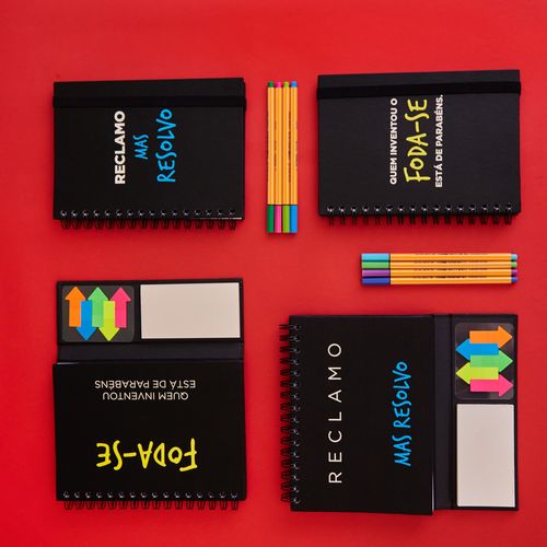 Caderno A5 90 Folhas Frases FODA-SE
