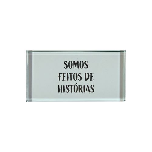 Peso de Papel Vidro SOMOS FEITOS